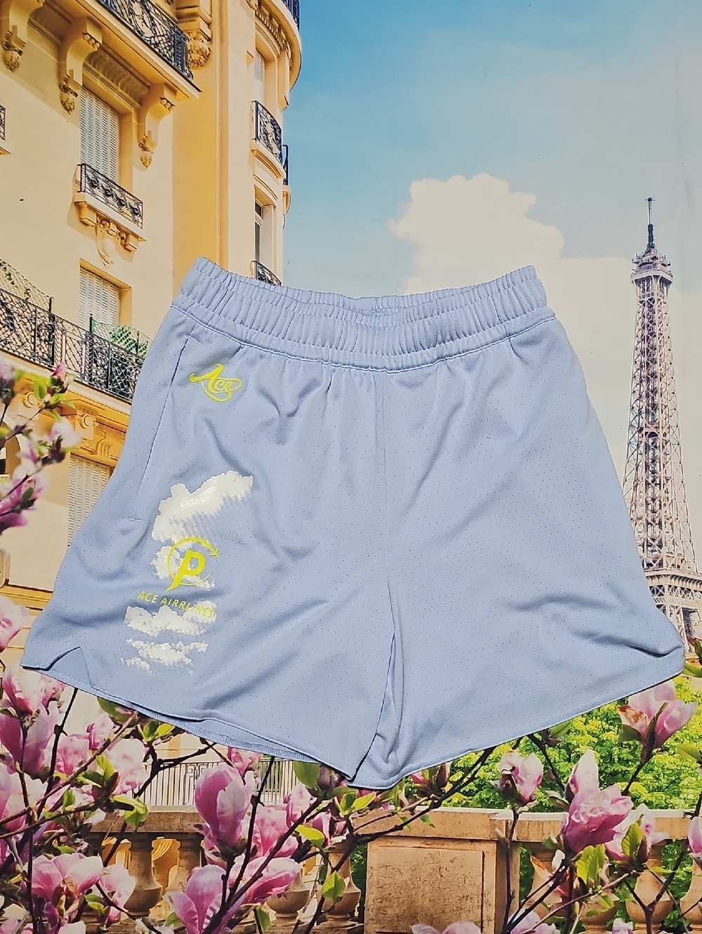 Nike Ace Candace Parker Light Blue Basketball Shorts Size XS NWT
